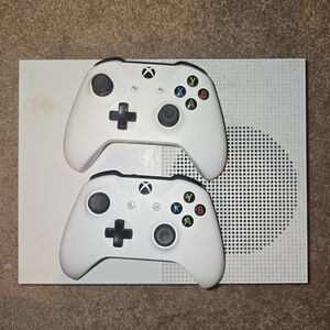 Xbox White Gaming Console with Controllers